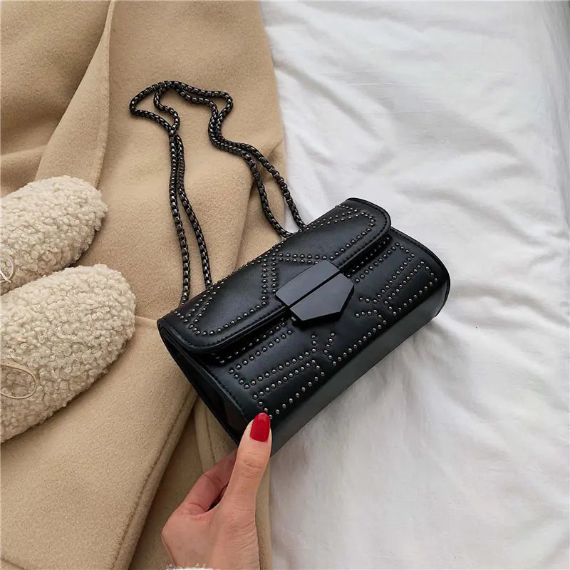 Bolso de Mano Cuadrado Pequeño al Estilo Coreano