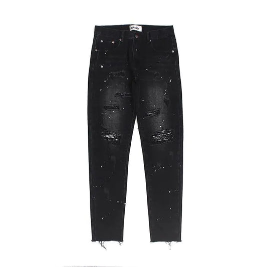 Jeans Rasgados Negros Occidental High Street para Hombre