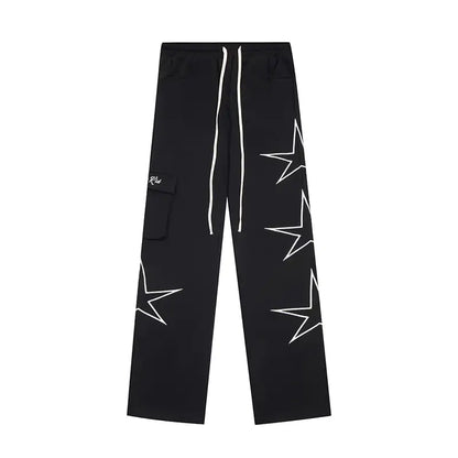 Five-Star Wide Leg Pants for Men