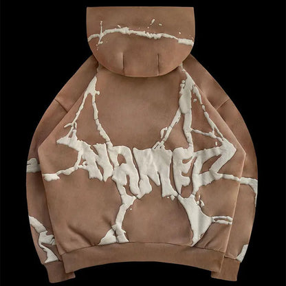 Sudadera con Cremallera al Estilo Y2K para Hombres y Mujeres