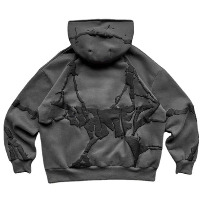 Sudadera con Cremallera al Estilo Y2K para Hombres y Mujeres