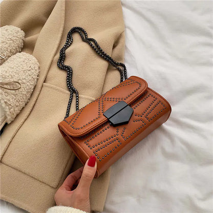 Bolso de Mano Cuadrado Pequeño al Estilo Coreano